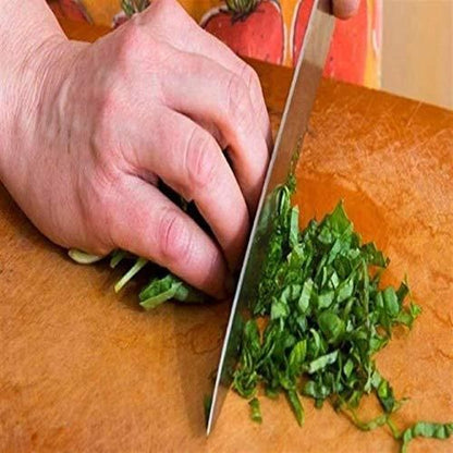🍽️ All-in-One Wooden Cutting Board 🍞 + 5-Piece Knife Set 🔪